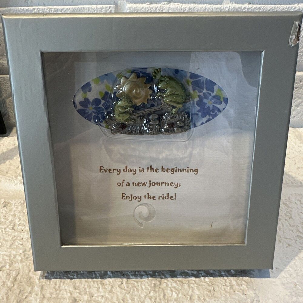 New Beginning Brooch & Card Patricia Dash 2007 Pewter And Gold Colors New